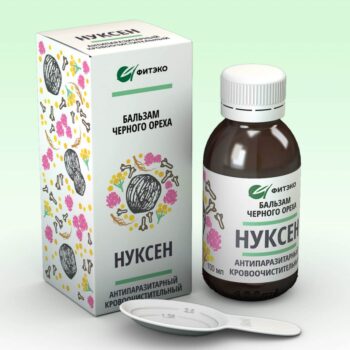 БАЛЬЗАМ «НУКСЕН» АНТИПАРАЗИТАРНЫЙ, КРОВООЧИСТИТЕЛЬНЫЙ