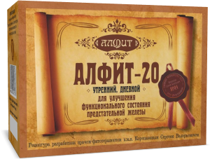Фитосбор Алфит-20 Профилактика простатита