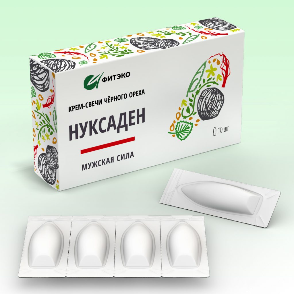 КРЕМ-СВЕЧИ «НУКСАДЕН» МУЖСКАЯ СИЛА КРЕМ-СВЕЧИ «НУКСАДЕН» МУЖСКАЯ СИЛА