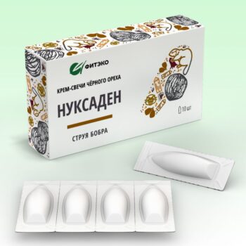 КРЕМ-СВЕЧИ «НУКСАДЕН» СТРУЯ БОБРА