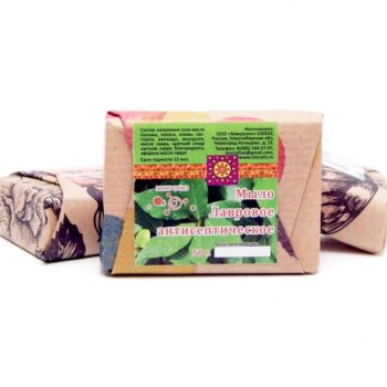 Мыло лавровое антисептическое, 50 гр.