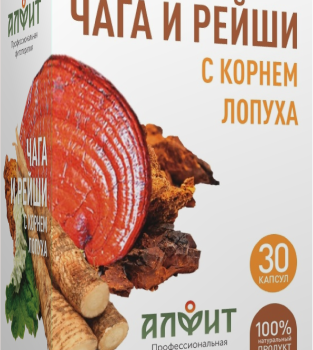 ЧАГА И РЕЙШИ С КОРНЕМ ЛОПУХА